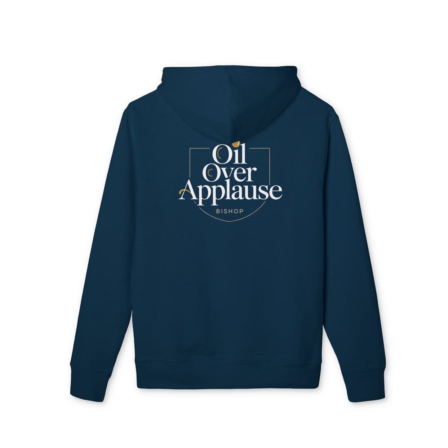 Oil Over Applause Hoodie — Minimalist Logo Pullover