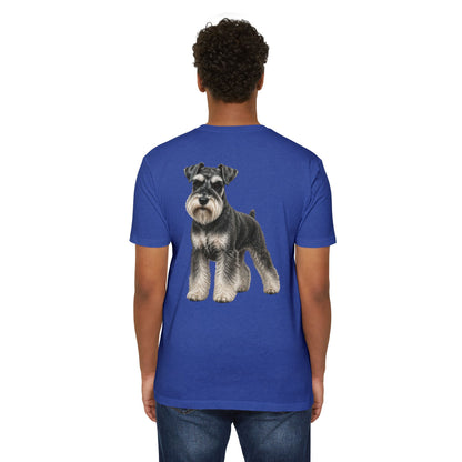 Schnauzer Dog T-Shirt — Realistic Miniature Schnauzer Graphic Tee