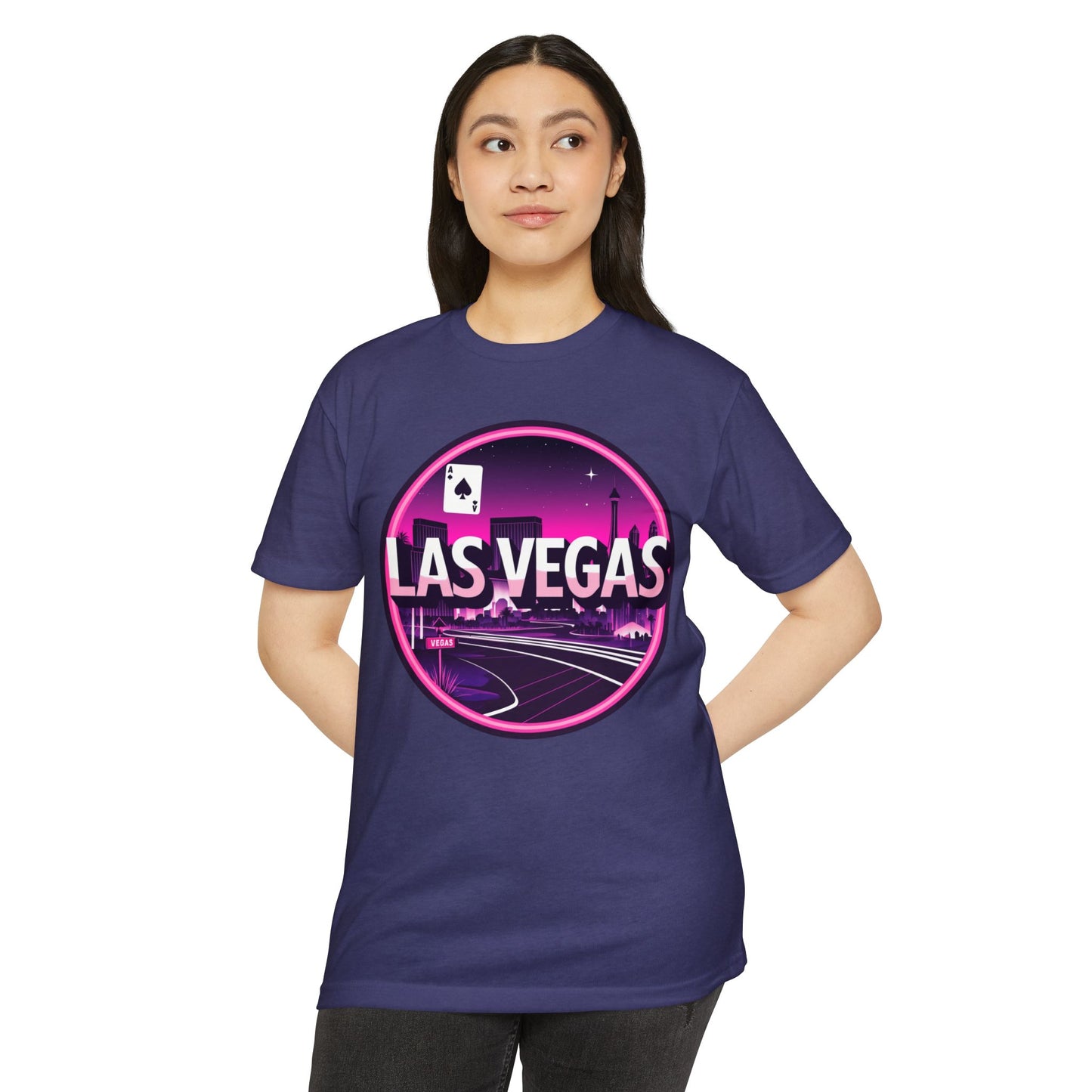 Las Vegas Retro Night Skyline T-Shirt