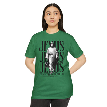 Jesus Graphic T‑Shirt — The Way The Truth The Life Faith Tee