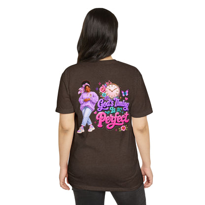 God's Timing Is Perfect T-Shirt — Faith-Inspired Inspirational Tee