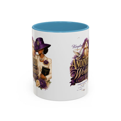 Anointed Woman Coffee Mug — Faithful, Called to Serve Accent Mug (11/15oz)