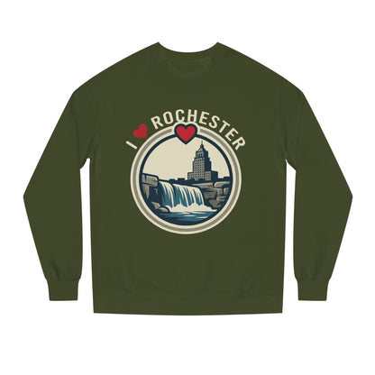 Rochester Waterfall Crewneck Sweatshirt – I  Rochester City Skyline Pullover