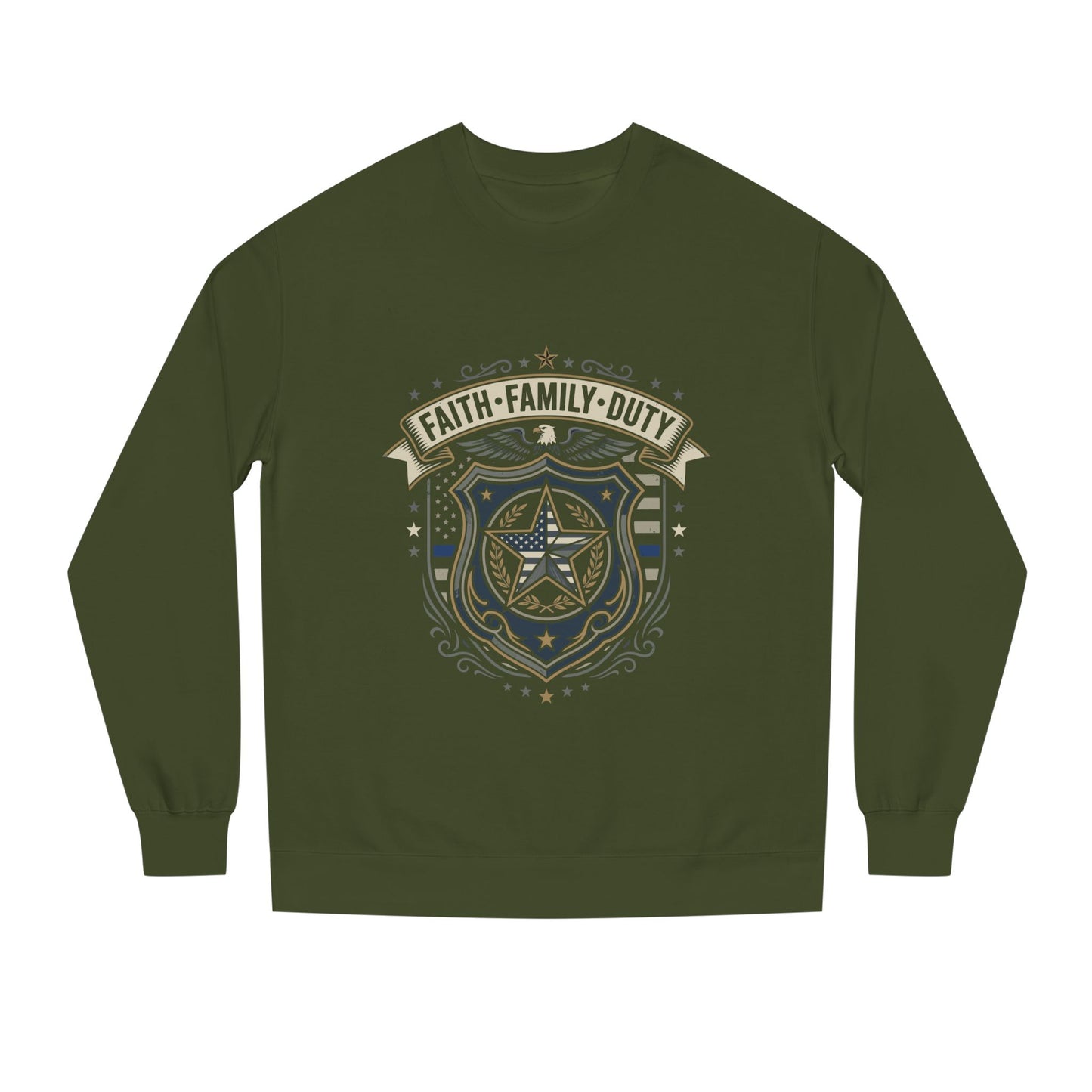 Faith • Family • Duty Badge Sweatshirt