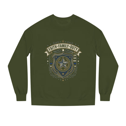 Faith • Family • Duty Badge Sweatshirt
