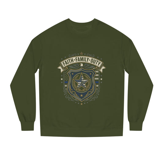 Faith • Family • Duty Badge Sweatshirt