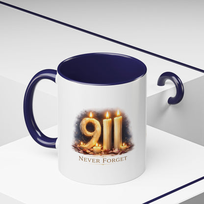 9/11 Never Forget Memorial Coffee Mug