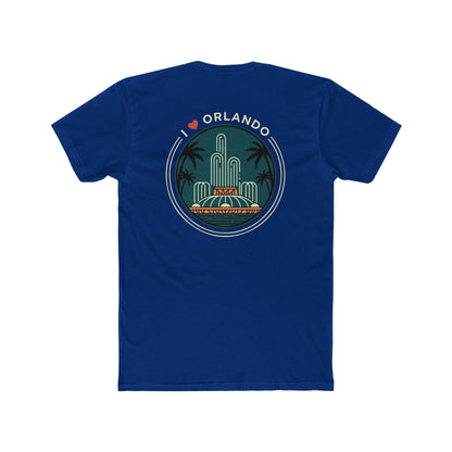Orlando Fountain Retro Graphic Tee — I  Orlando Travel T‑Shirt