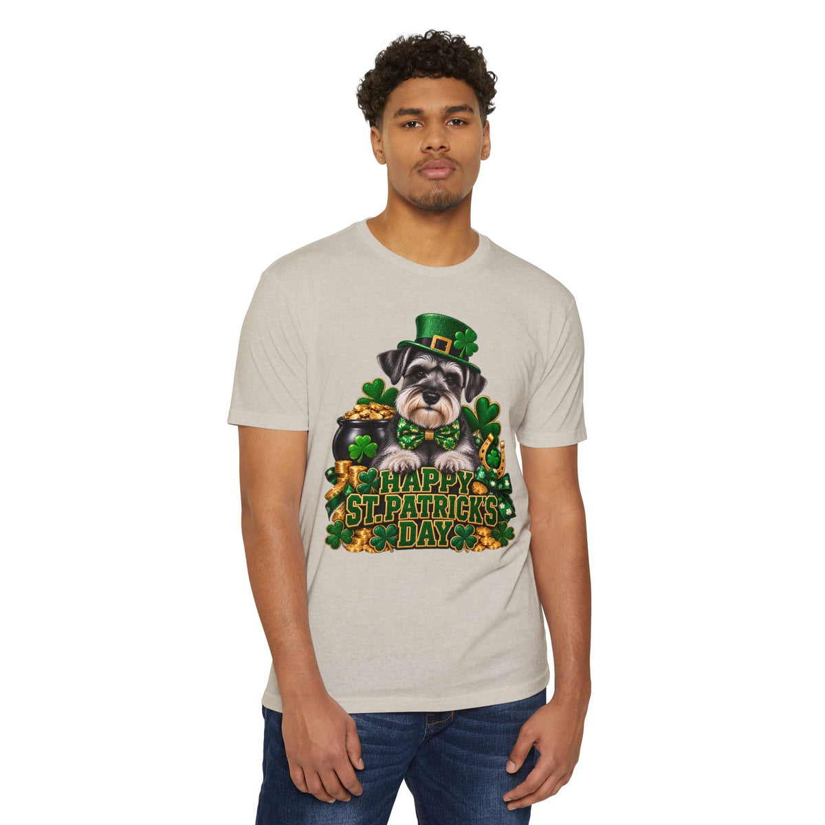 St. Patrick's Day Schnauzer T-Shirt