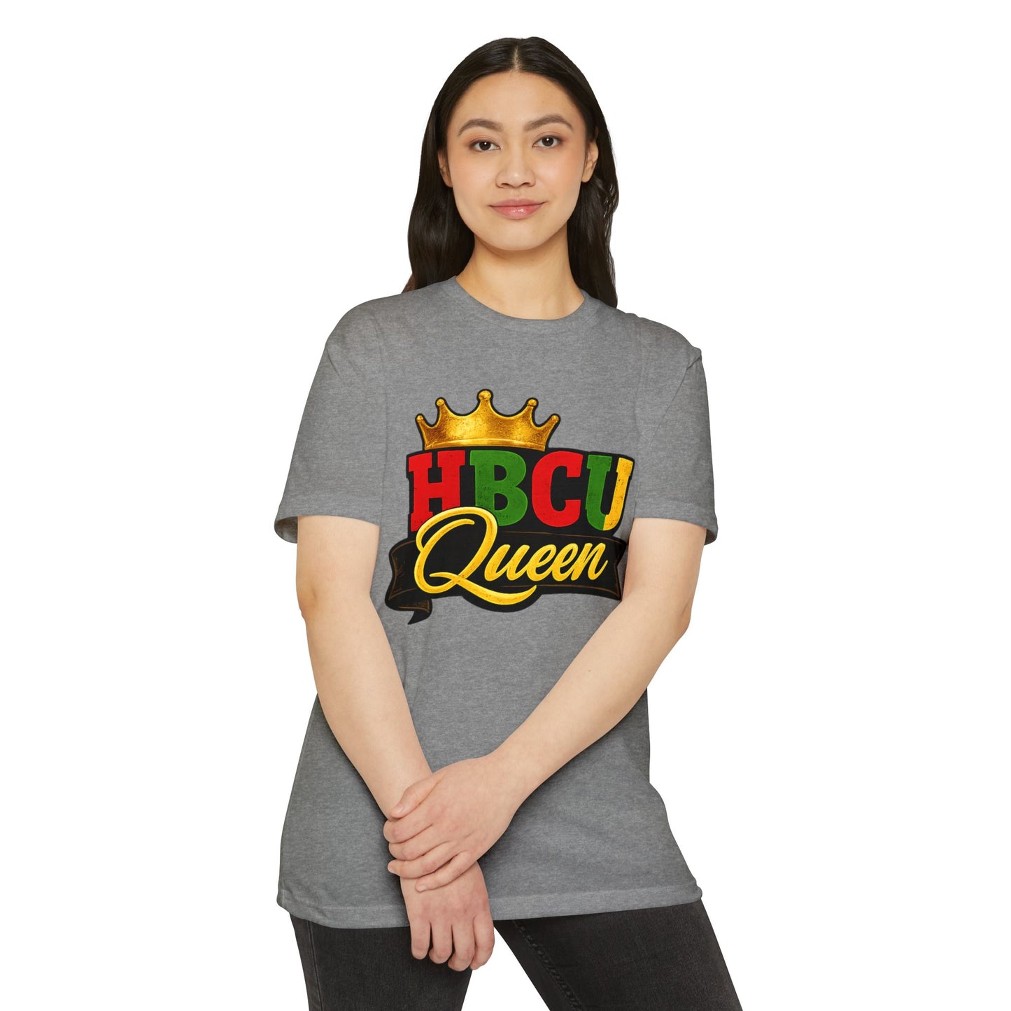 HBCU Queen T-Shirt — Retro Crown Black History Tee for College Pride