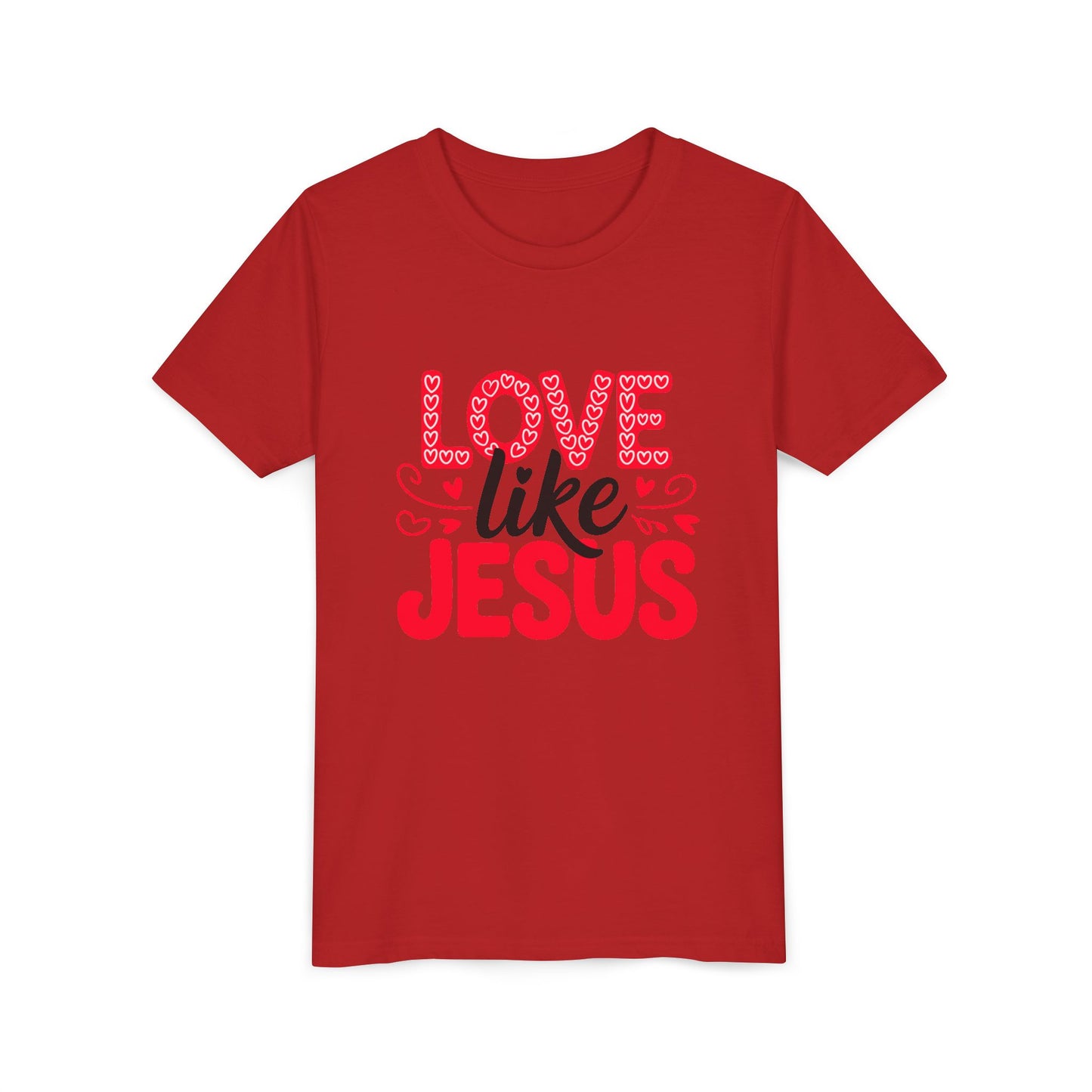 Youth Tee - "Love Like Jesus" Christian Kids Shirt