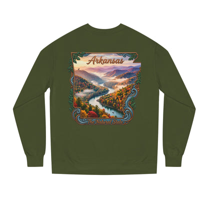 Arkansas Scenic Sweatshirt — The Natural State Autumn River Crew