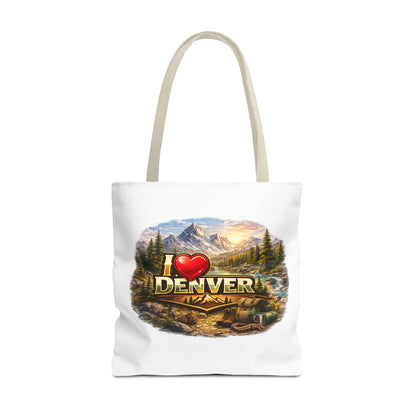 I  Denver Scenic Tote Bag — Colorado Mountain Travel Souvenir