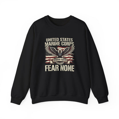 United States Marine Corps Fear None Sweatshirt
