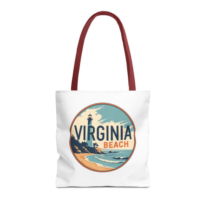 Virginia Beach Vintage Lighthouse Tote Bag