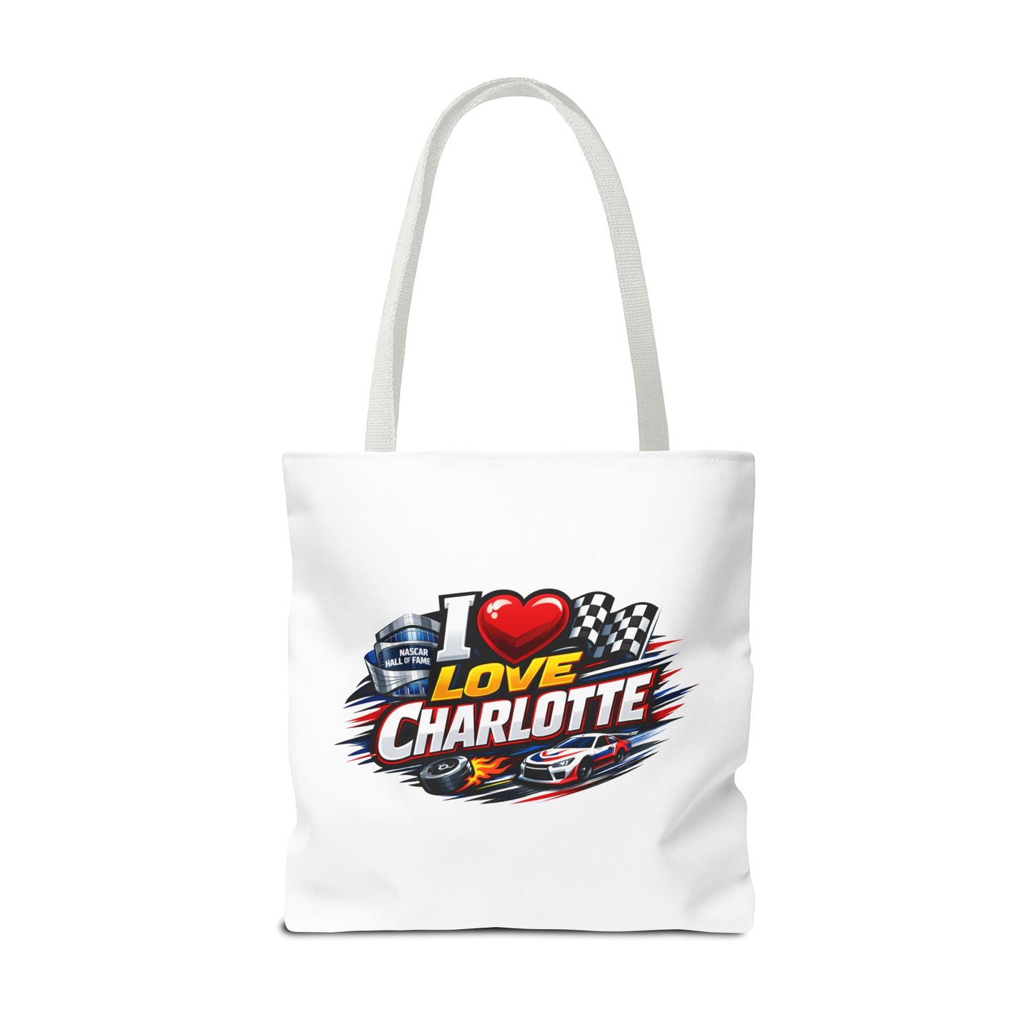 I Love Charlotte Racing Tote Bag