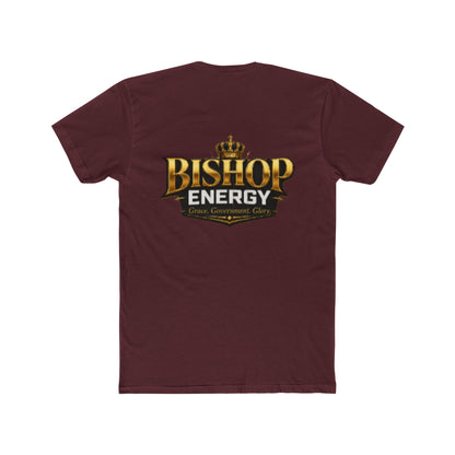 Bishop Energy Graphic Tee — Bold Gold Crown Logo T-Shirt