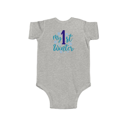 My 1st Winter Baby Bodysuit – Infant First Winter Onesie