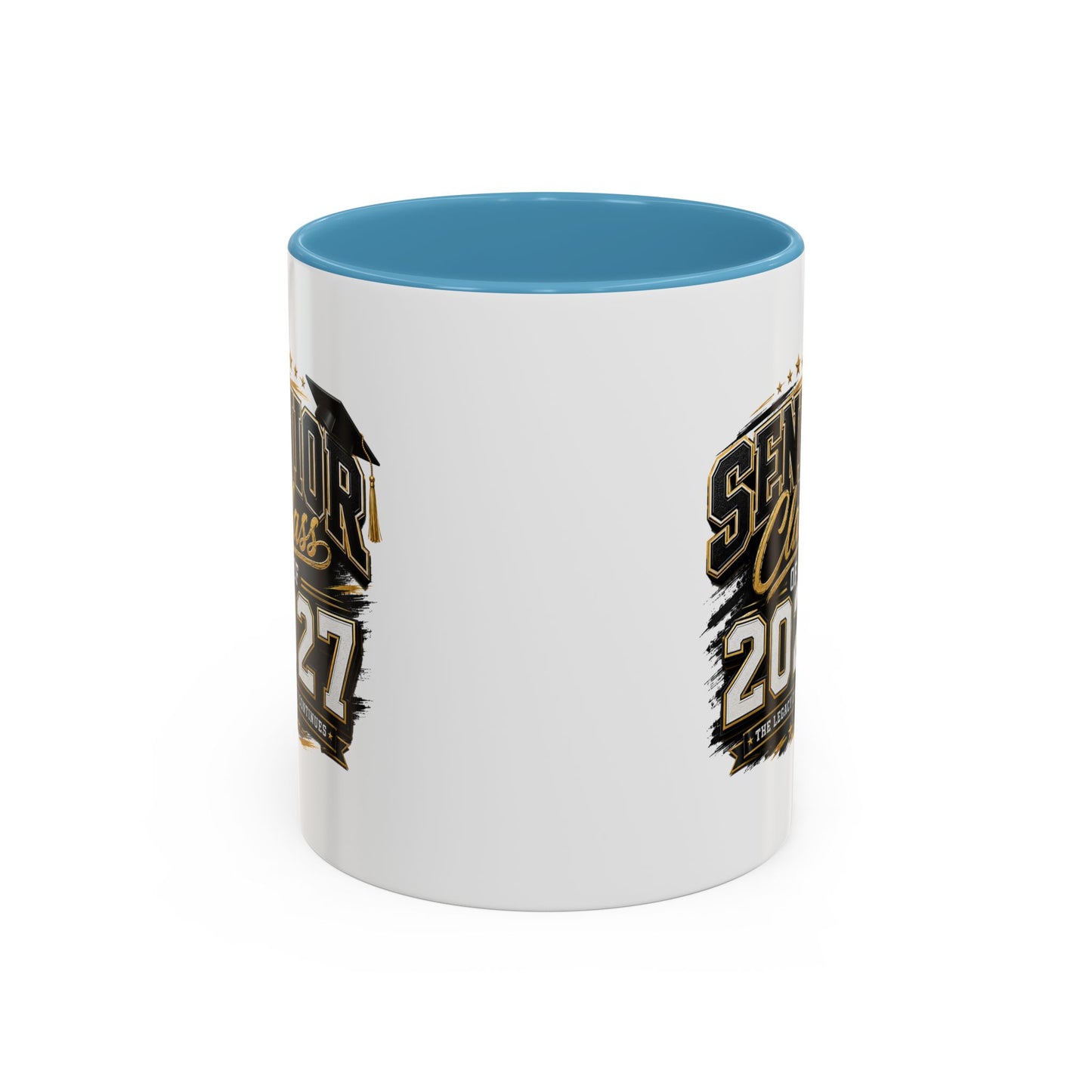 Senior Class of 2027 Accent Coffee Mug — Graduation Gift