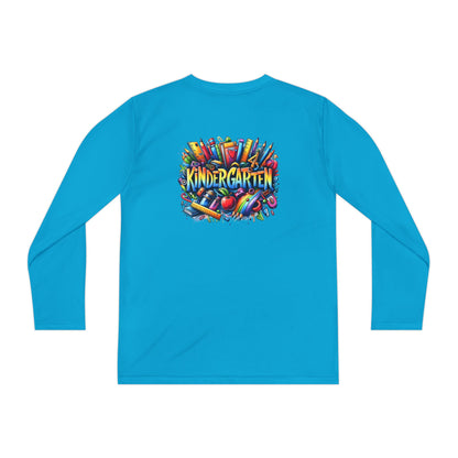 Kindergarten Crayons Youth Long Sleeve Tee