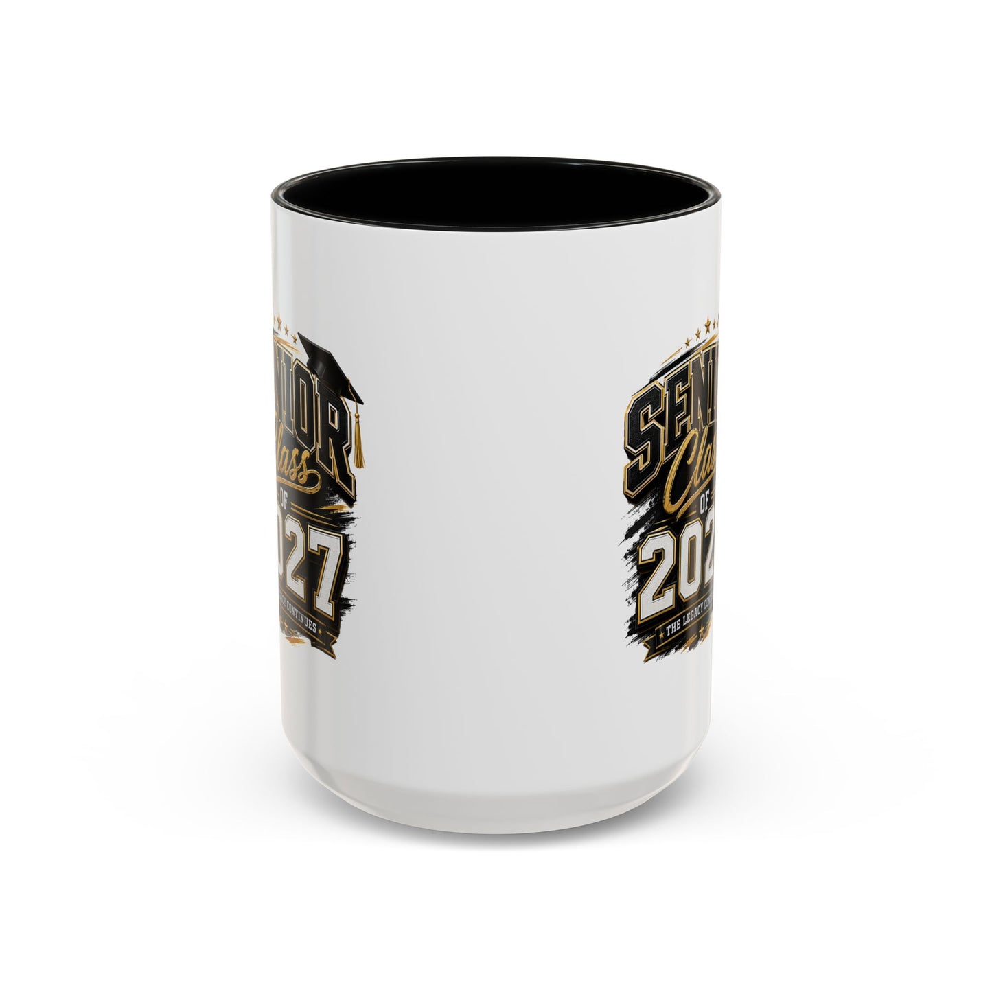 Senior Class of 2027 Accent Coffee Mug — Graduation Gift