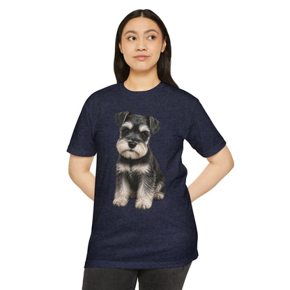 Schnauzer Puppy T-Shirt — Cute Dog Graphic Tee