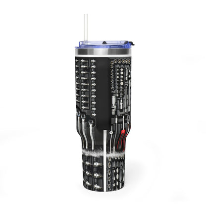 Dad Tools 40oz Vacuum Tumbler — "Dad: Best Man, Myth, Legend" Insulated Travel Mug