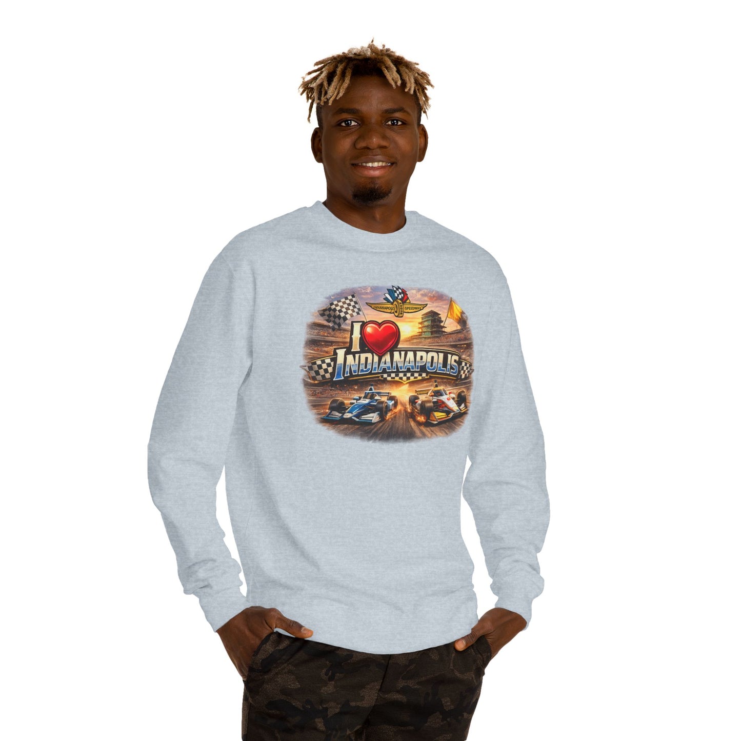 I Heart Indianapolis Racing Crewneck Sweatshirt
