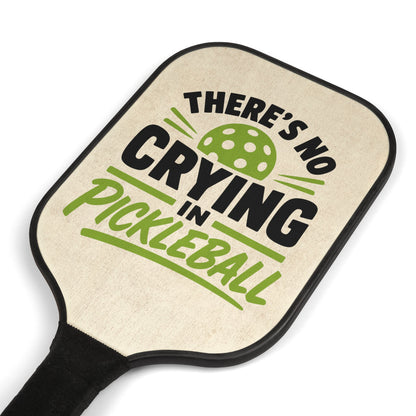 Pickleball Paddle Set – “There’s No Crying in Pickleball” Graphic Kit (2 Paddles + Balls)