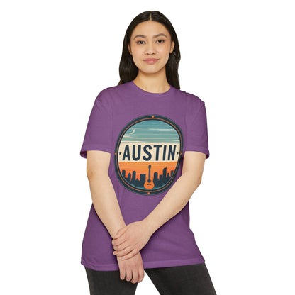 Austin Skyline Guitar T-Shirt