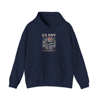 U.S. Navy Steel Rules the Sea Hoodie