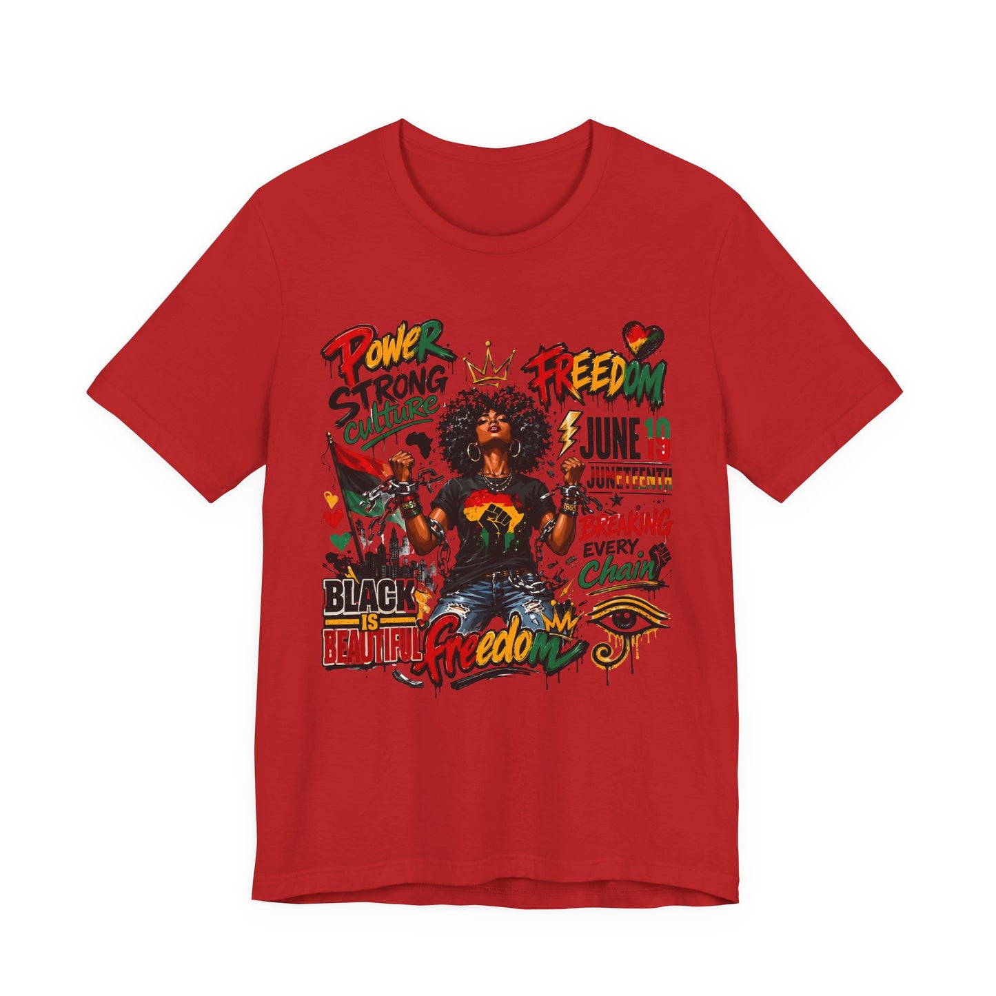 Juneteenth Freedom T-Shirt — Black Is Beautiful Graphic Tee