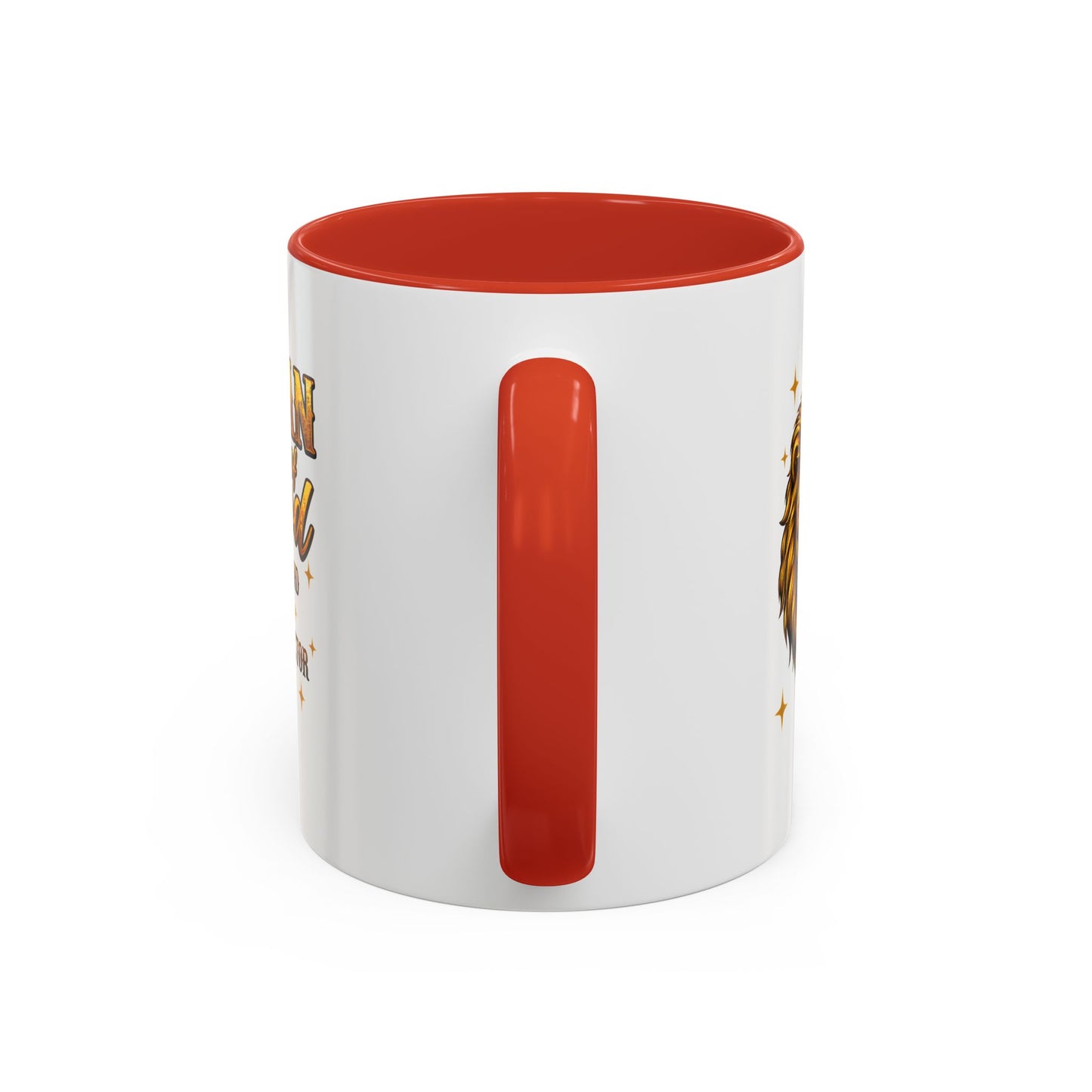 Man of God Lion Coffee Mug — 'Man of God' Religious Gift for Husband, Dad, Protector