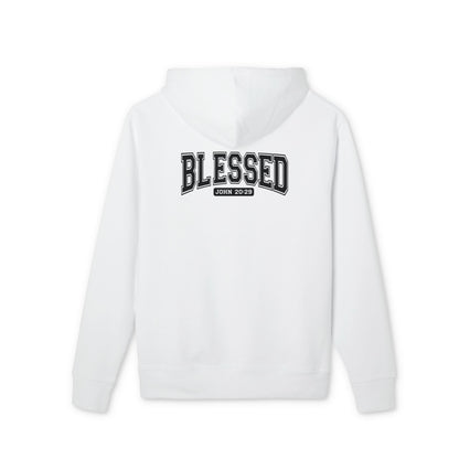 Blessed Hoodie – John 20:21 Christian Pullover, Faith-Based Religious Sweatshirt
