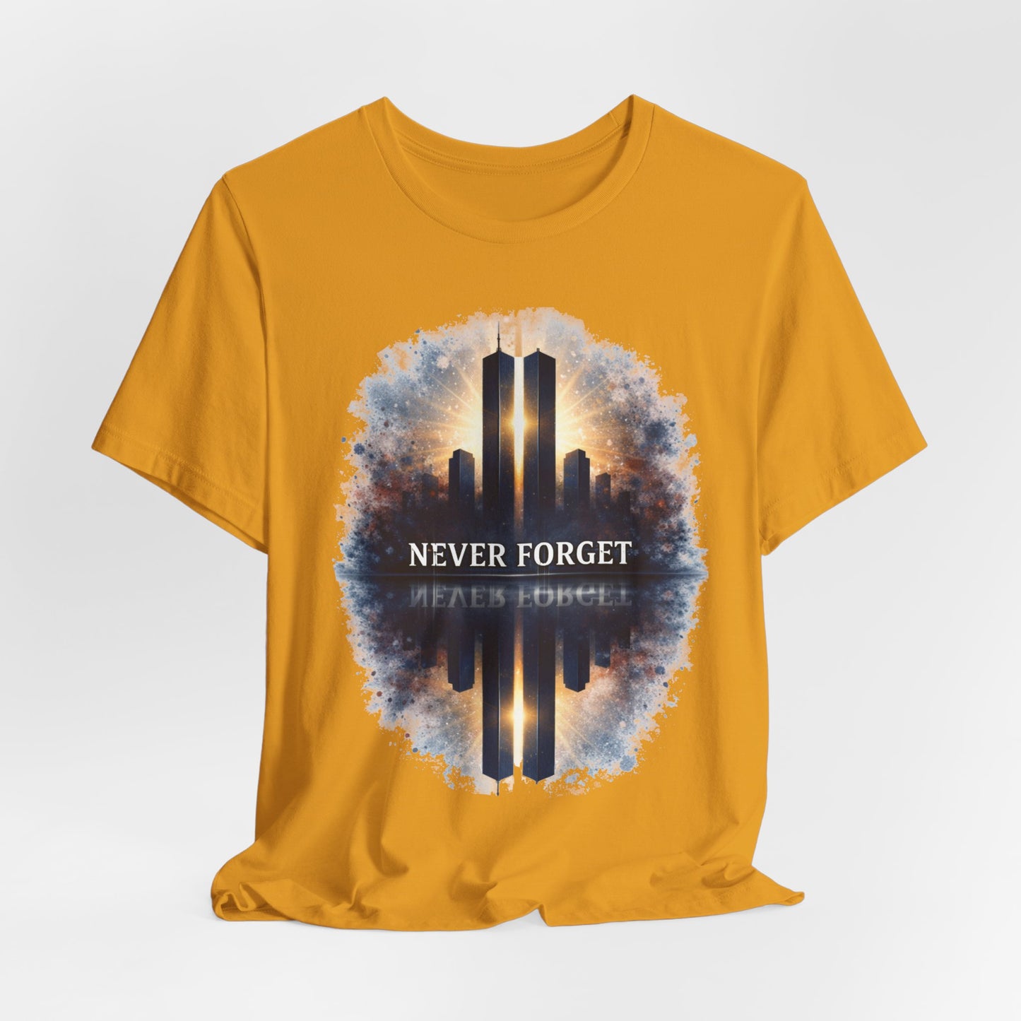 9/11 Never Forget Tee — World Trade Center Memorial Shirt