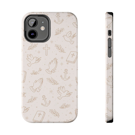Symbols of Grace Phone Case | Christian Floral iPhone Case