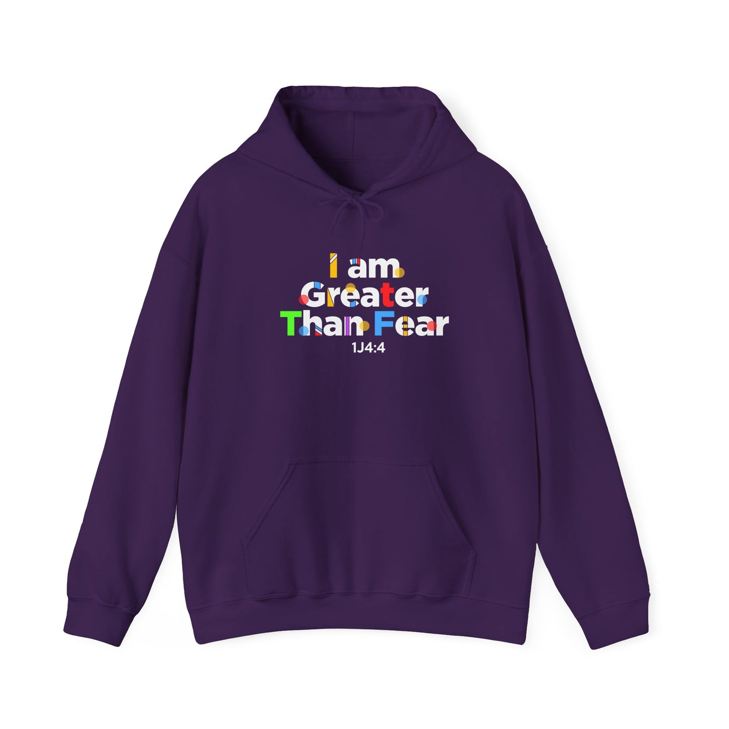 I Am Greater Than Fear Psalm 23:4  Hoodie