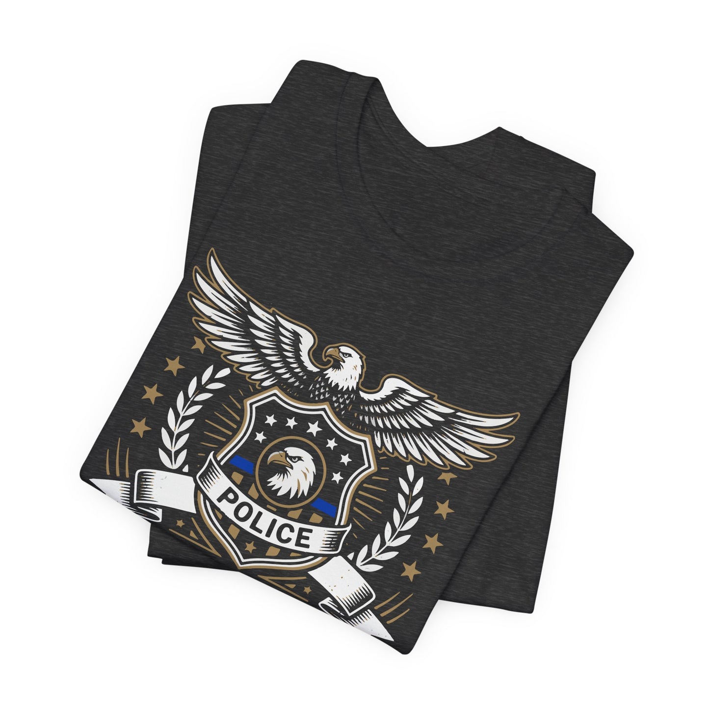 Police Honor Courage Service T-Shirt — Law Enforcement Tribute Tee