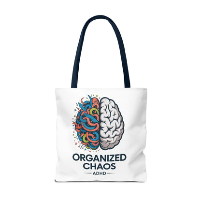 ADHD Tote Bag — "Organized Chaos" Brain Design