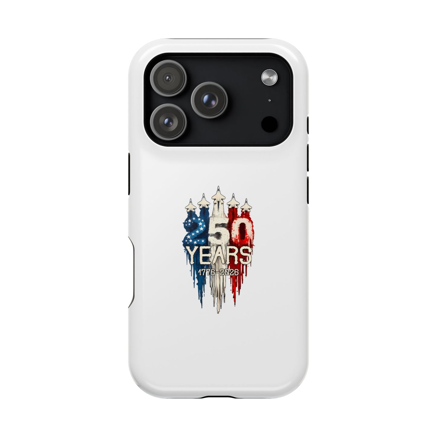 50 Years Patriotic iPhone Case — American Flag Anniversary Magnetic Impact-Resistant Case
