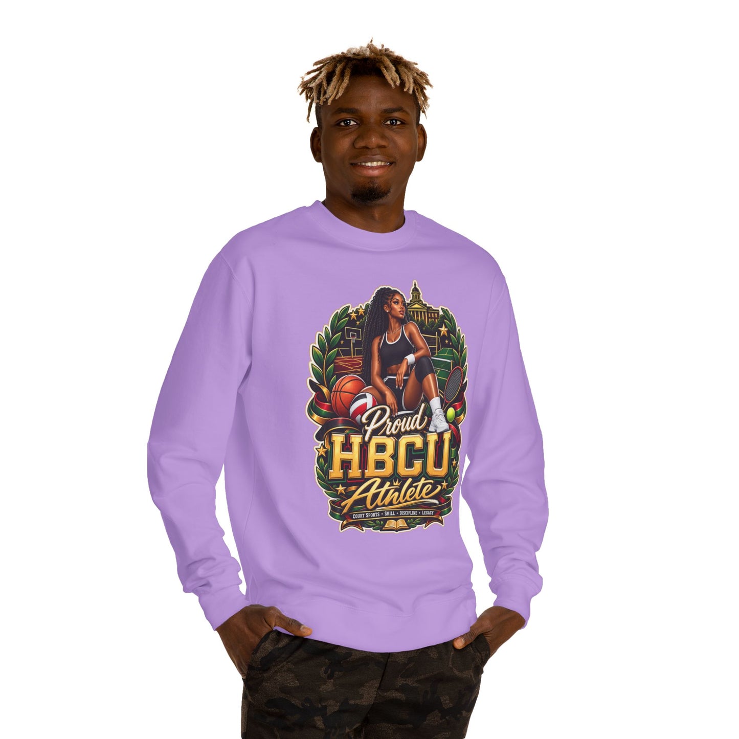 Proud HBCU Athlete Crewneck Sweatshirt