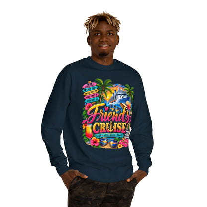 Friends' Cruise Sweatshirt — Tropical Vacation Crewneck