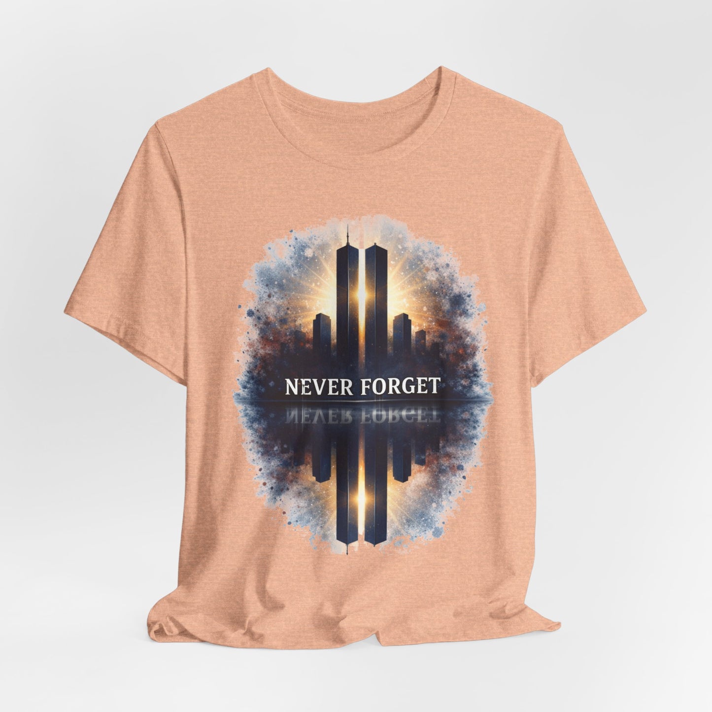 9/11 Never Forget Tee — World Trade Center Memorial Shirt