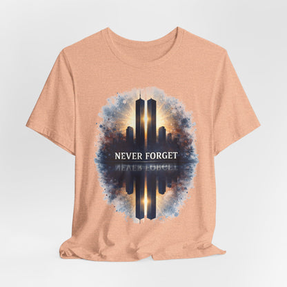 9/11 Never Forget Tee — World Trade Center Memorial Shirt