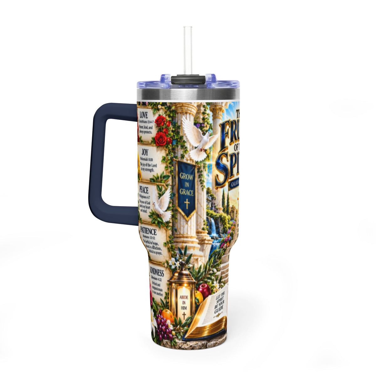 Fruits of the Spirit 40oz Vacuum Tumbler
