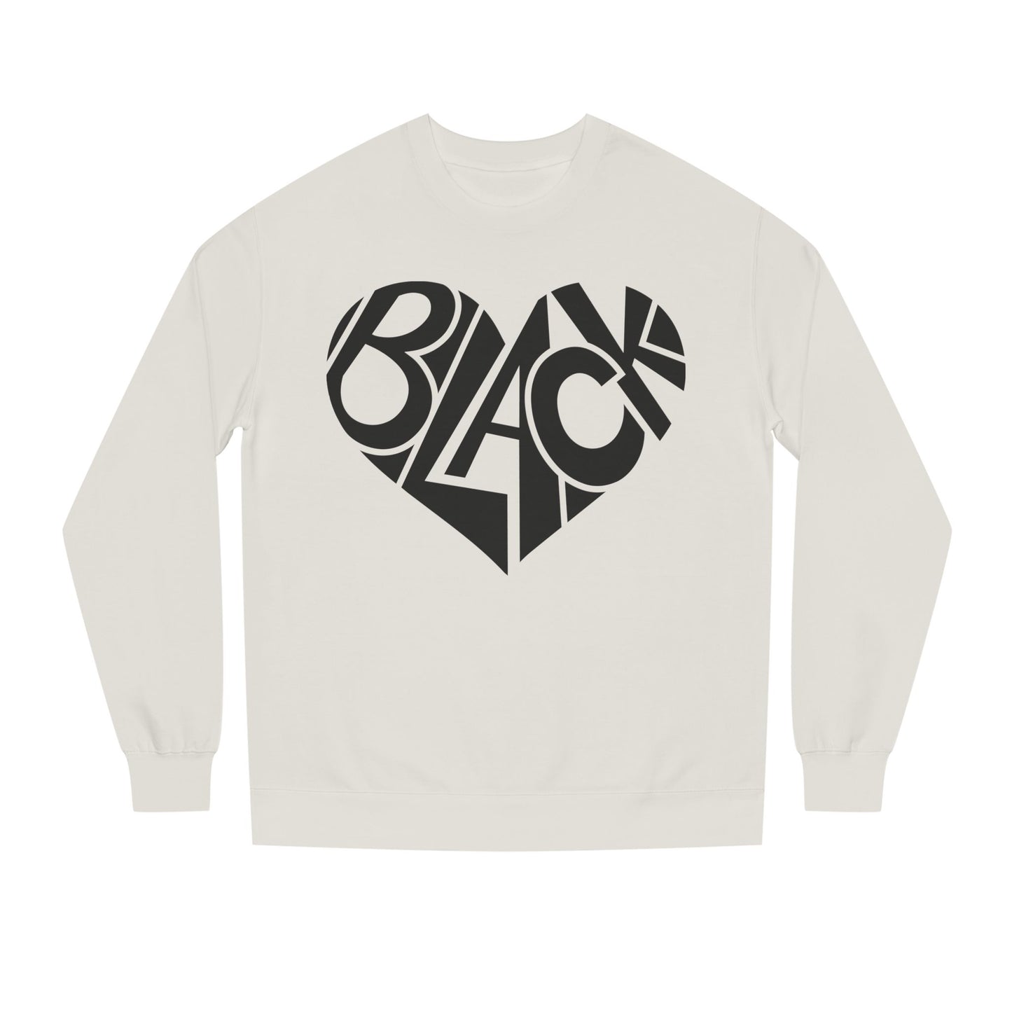 Black Heart Crewneck Sweatshirt