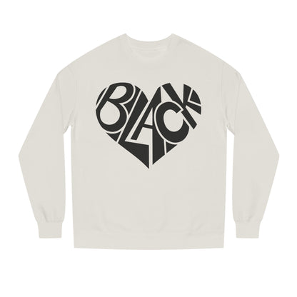 Black Heart Crewneck Sweatshirt