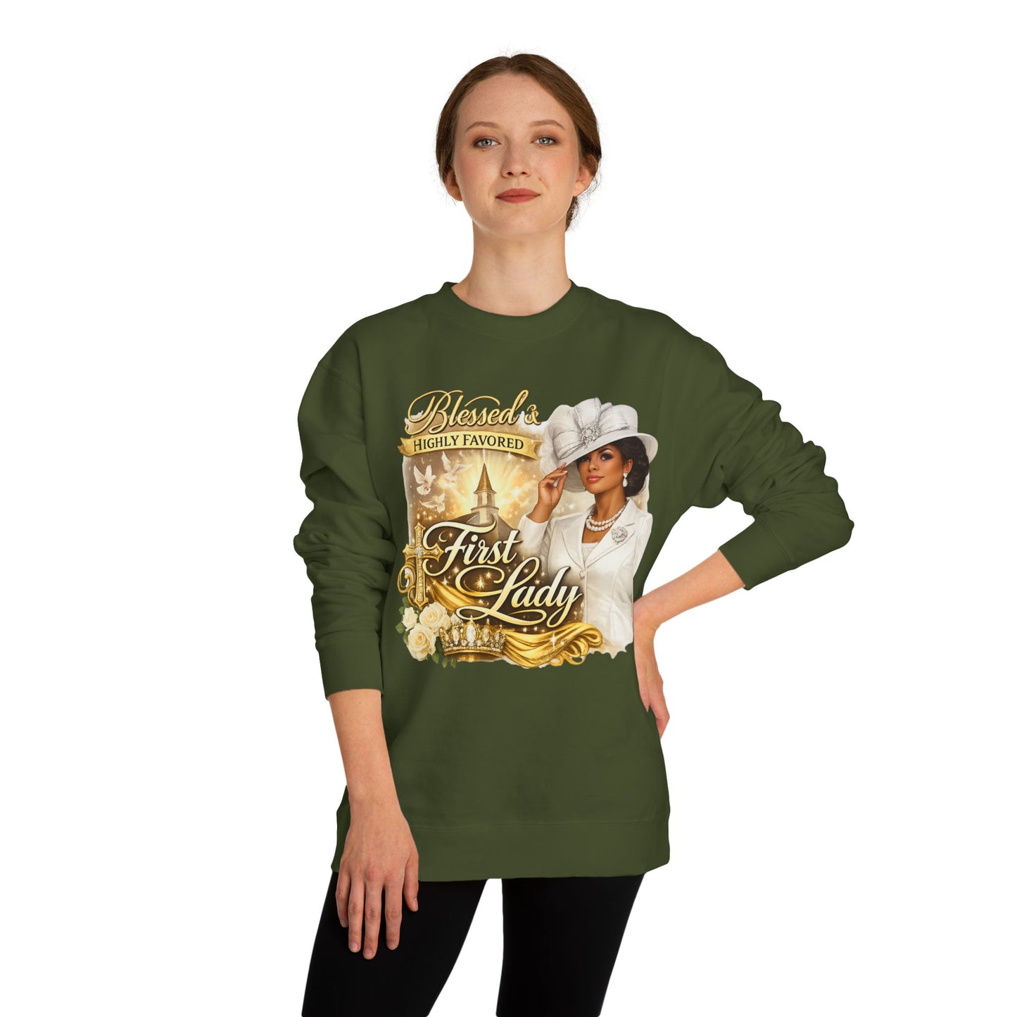 First Lady 'Blessed & Highly Favored' Sweatshirt