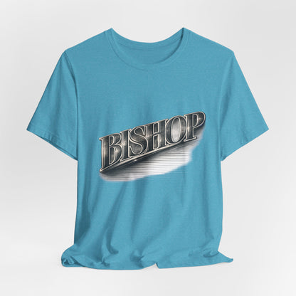 Bishop Retro Chrome Logo T‑Shirt