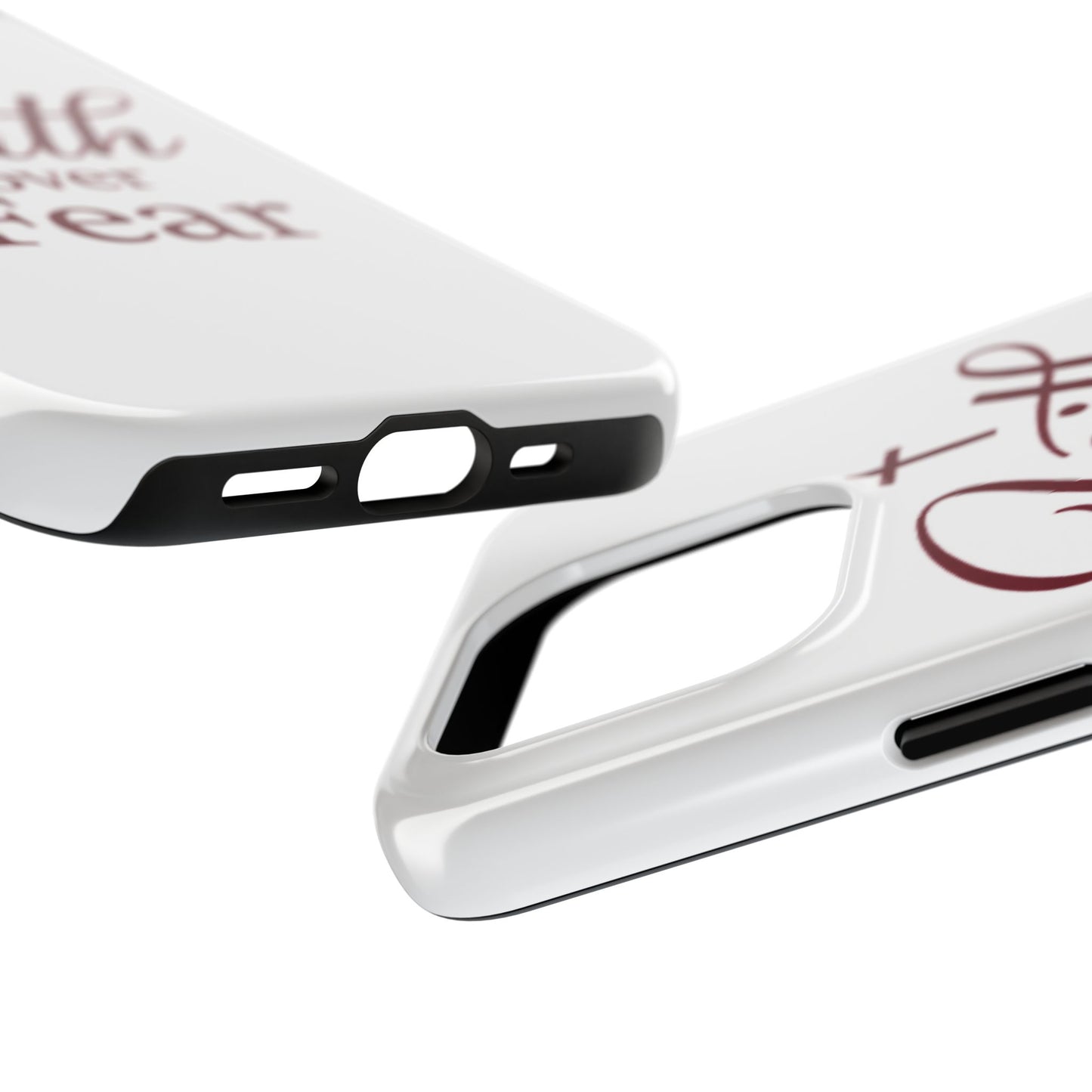 Faith Over Fear Tough Phone Case — Christian Inspirational Protective Phone Cover
